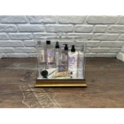 Pleksi Sandık  - Sandık Çikolata Boy 25x25x20 ( Altın- Düz )