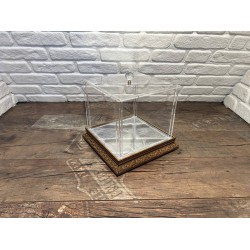  Pleksi Kutu - Sandık Küçük Boy ( Altın - Desenli)