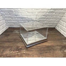 Çeyiz Sandığı Pleksi Orta Boy  Gümüş Düz