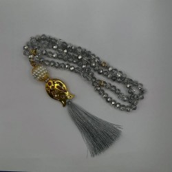 Kristal Tesbih Püsküllü