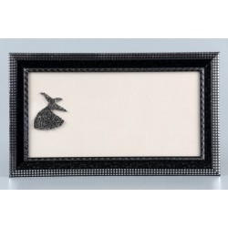 Siyah Yatay Mevlana Çerçeve